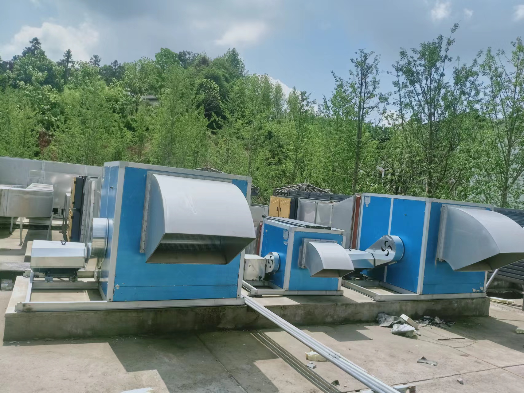 六安聆心谷度假村排煙通風凈化項目